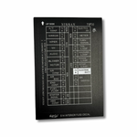 USDM S14 Interior Fuse Panel Label (70F00)